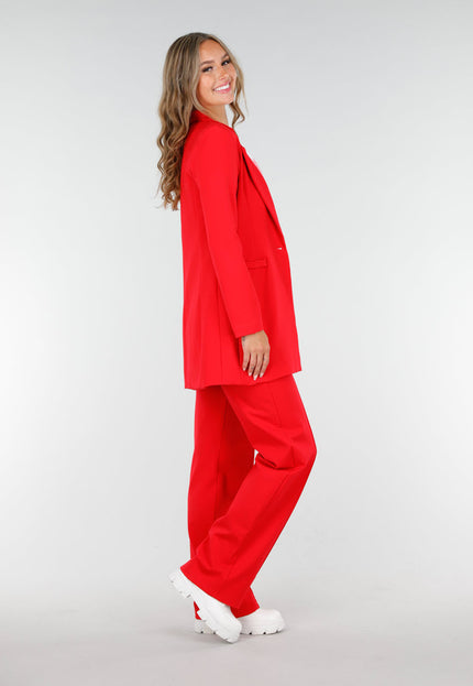 OP=OP.! Rode Halflange Stretch Blazer