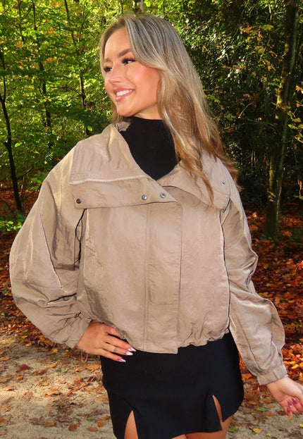 OP=OP.! Taupekleurig Cropped Jack