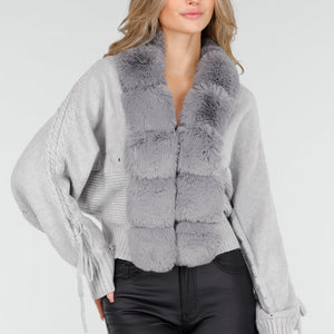 OP=OP.! Vest met Bontkraag