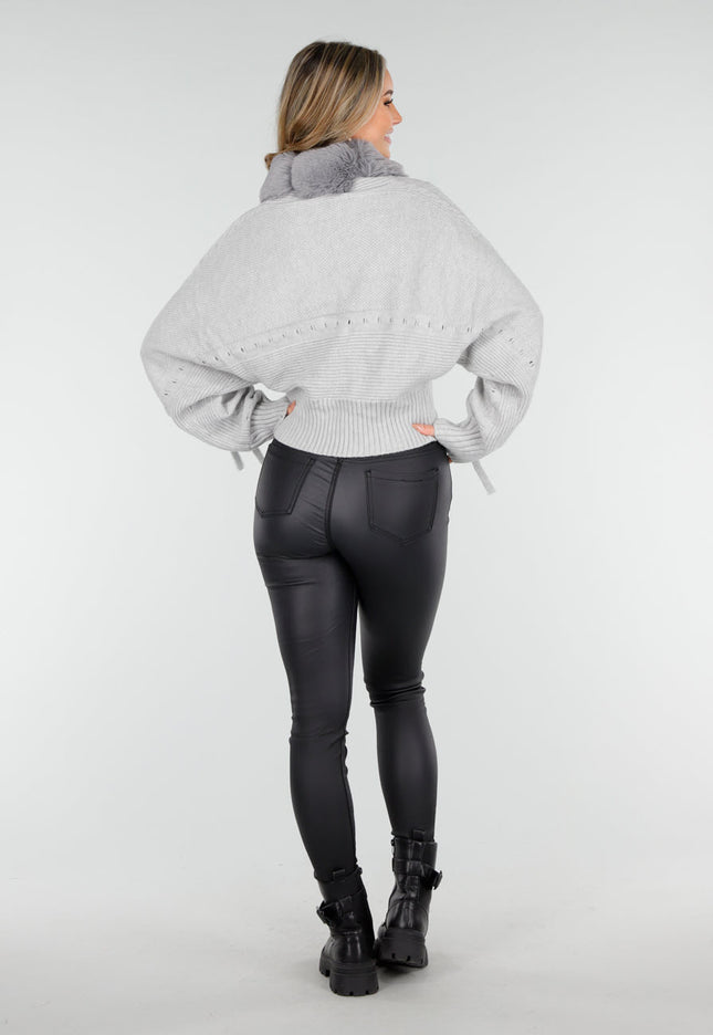 OP=OP.! Vest met Bontkraag
