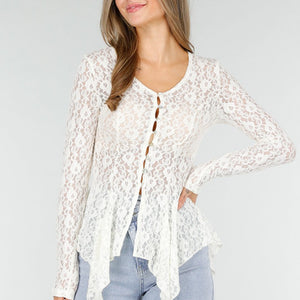 OP=OP.! Witte Kanten Stretch Top