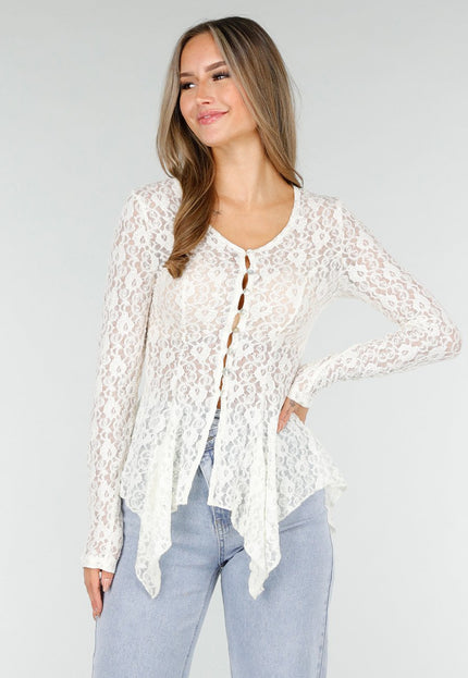OP=OP.! Witte Kanten Stretch Top
