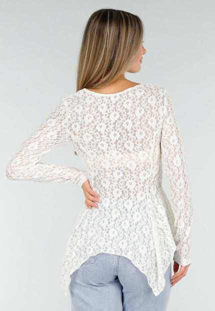 OP=OP.! Witte Kanten Stretch Top