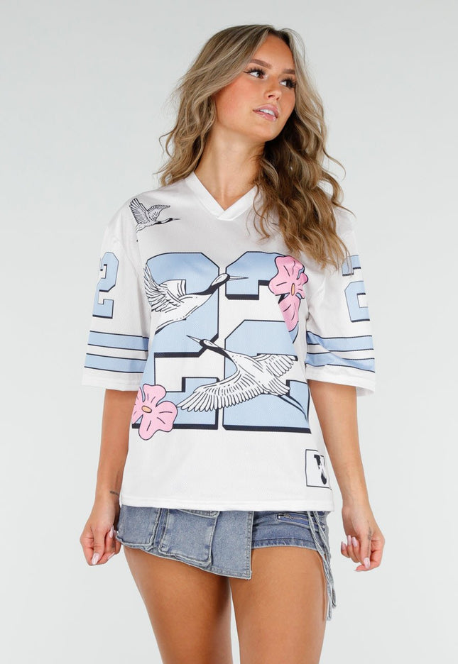 OP=OP.! Witte Oversized Jersey