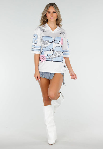 OP=OP.! Witte Oversized Jersey