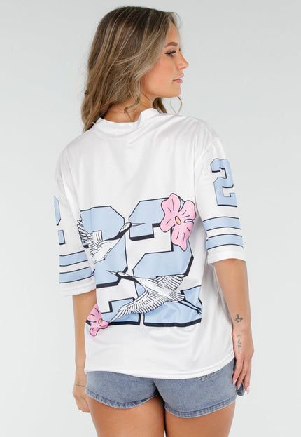 OP=OP.! Witte Oversized Jersey