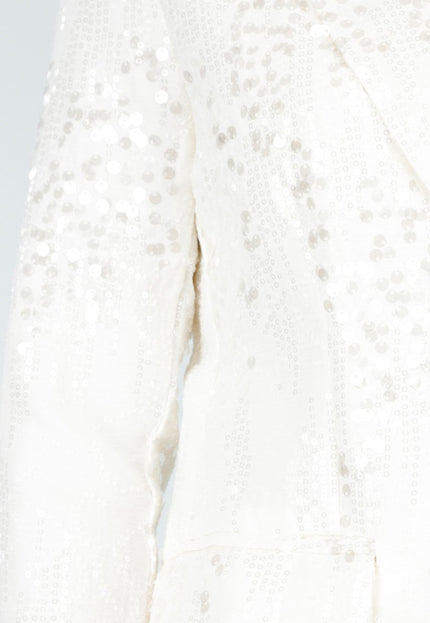 OP=OP.! Witte See through Pailletten Set