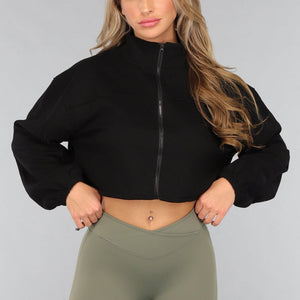 OP=OP.! Zwart Cropped Sportvest