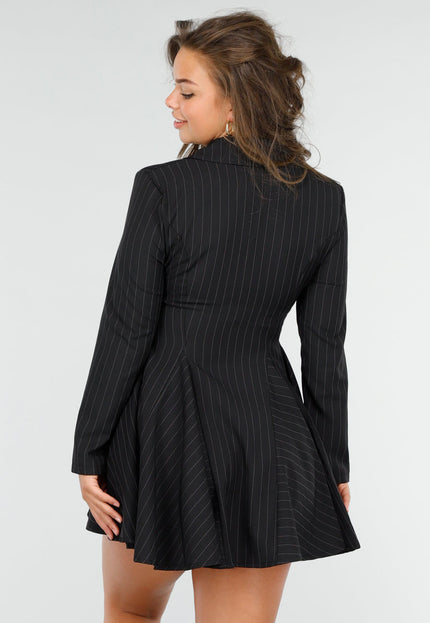 OP=OP! Zwarte Pinstripe Blazerjurk