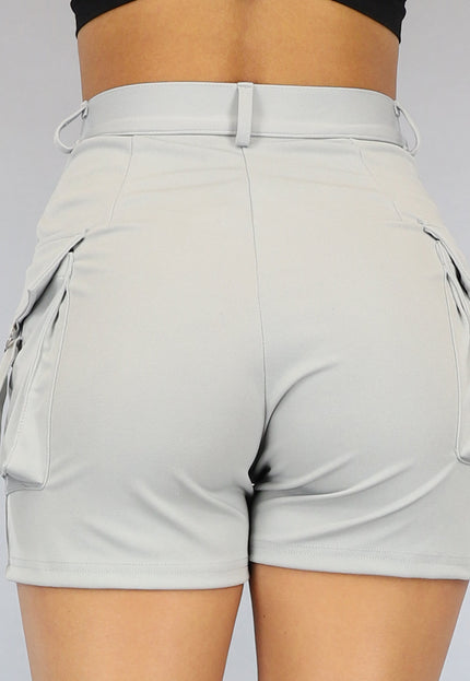 OP=OP.06.NL Grijs Cargo Short
