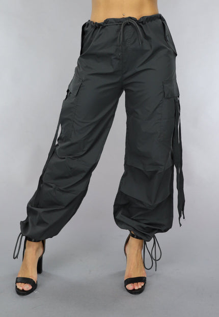 OP=OP.06.NL Parachute Cargo Broek in Donkergrijs