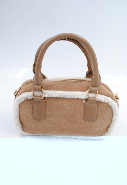 OP=OP.07.NL Beige Teddy Handtas