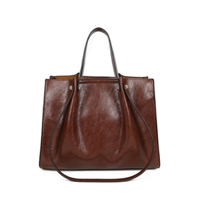 OP=OP.07.NL Bruine Schoudertas Shopper