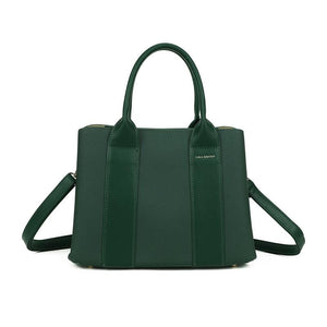 OP=OP.07.NL Groene Schoudertas Lederlook