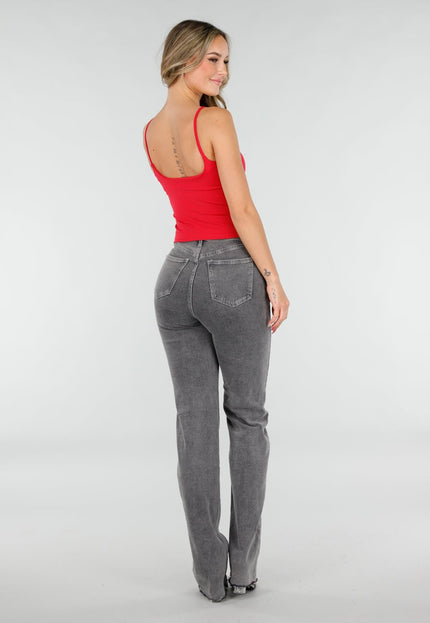 OP=OP.09.NL Rode Padded Spaghetti Crop Top