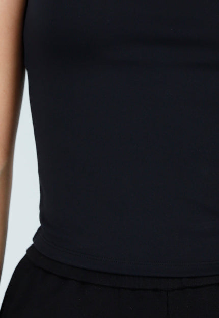 OP=OP.09.NL Zwarte Crop Top met Pads