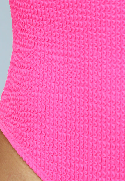 OP=OP.09.R Maximizing Badpak met Structuur in Neon Roze