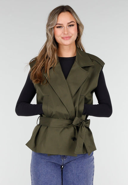 OP=OP.10.NL Overslag Gilet Groen