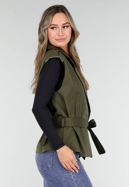OP=OP.10.NL Overslag Gilet Groen