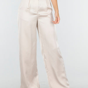 OP=OP.12.NL Satijnen Pantalon Champagne