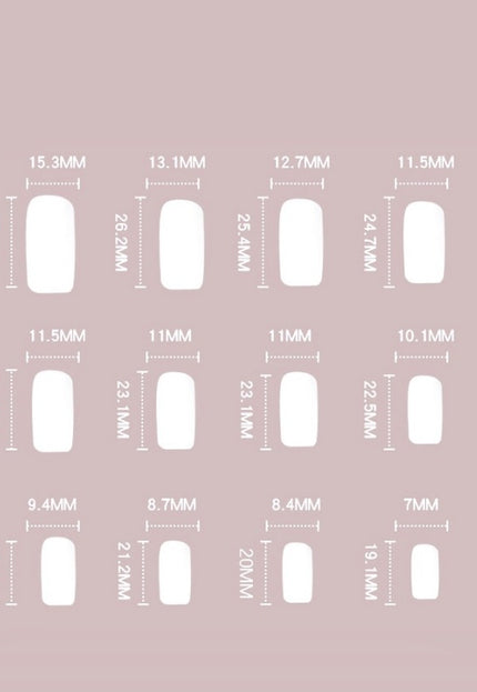 Basic Oranje Plaknagels