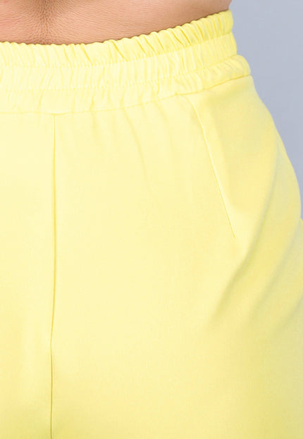 OP=OP! Gele Matching Set met Strapless Top en Pantalon