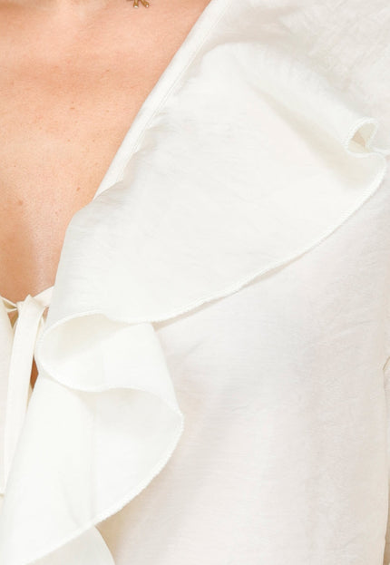 OP=OP! Ivoorkleurige Ruffle Set