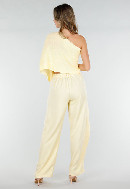 OP=OP.15.NL Butter Yellow One Shoulder Top