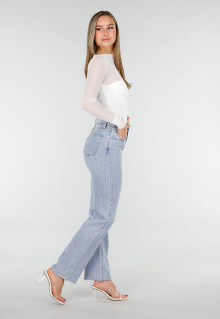 OP=OP.15.NL Witte Mesh Korset Body