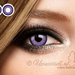 OP=OP.16.NL Kleurlenzen: 3 Tone Impressie Lenzen Violet
