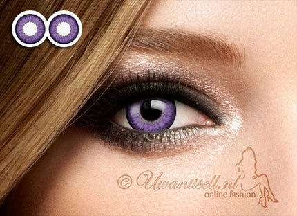 OP=OP.16.NL Kleurlenzen: 3 Tone Impressie Lenzen Violet