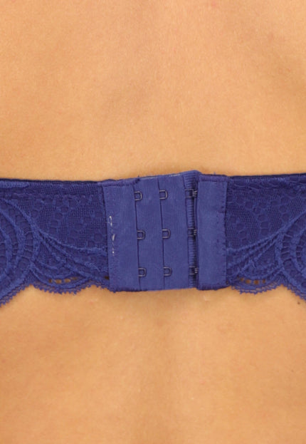 OP=OP.16.NL Navy Soft Bra met Kanten Design