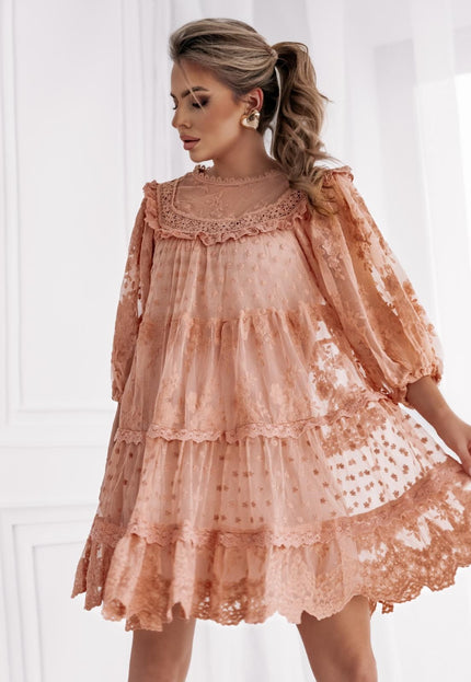 OP=OP! Boho Ibiza Jurk Oudroze