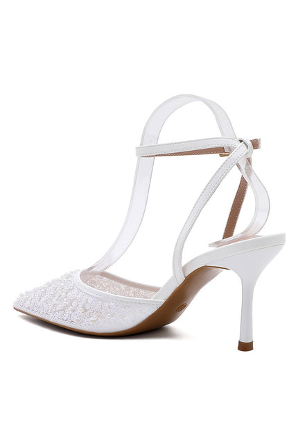 OP=OP.17.NL Witte Parel Slingback Pumps