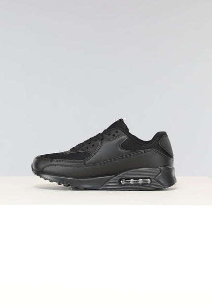 OP=OP.18.NL Basic Zwarte Sneakers met Lucht Zool