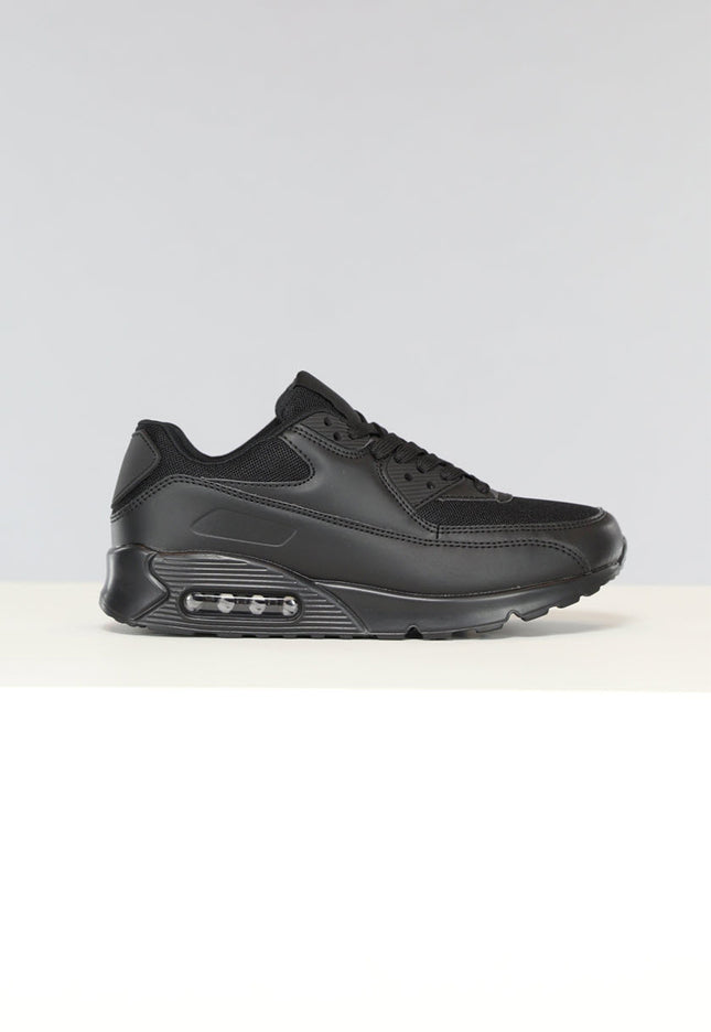 OP=OP.18.NL Basic Zwarte Sneakers met Lucht Zool