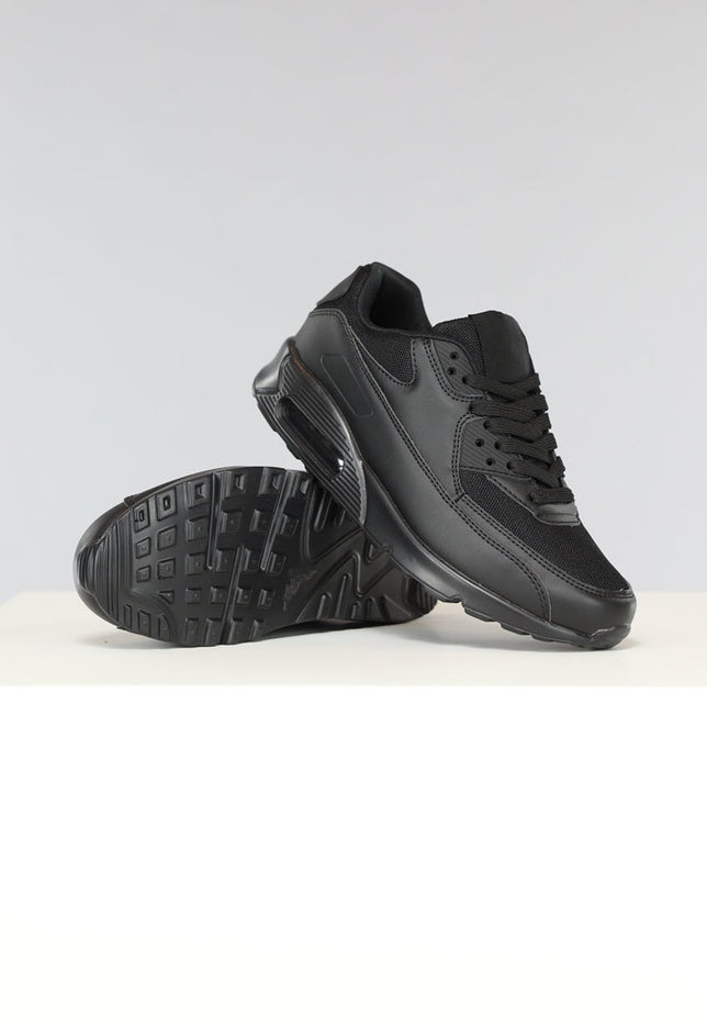 OP=OP.18.NL Basic Zwarte Sneakers met Lucht Zool
