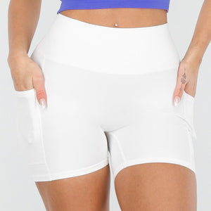 OP=OP.18.NL Witte High Waist Sport Short