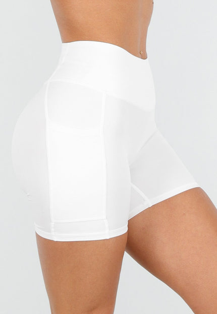 OP=OP.18.NL Witte High Waist Sport Short