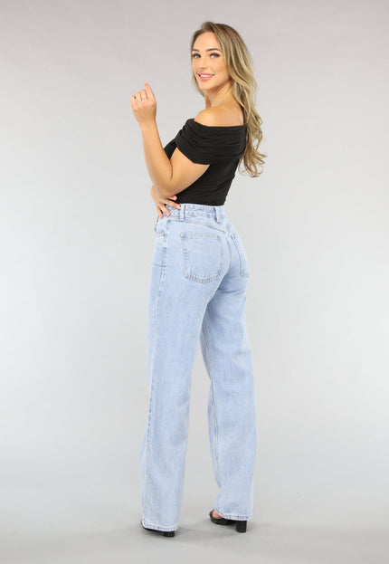OP=OP.18.NL Zwarte Geplooide Top met Asymmetrische One Shoulder