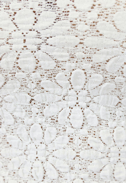 OP=OP.19.NL Witte Bloemen Bodycon Jurk