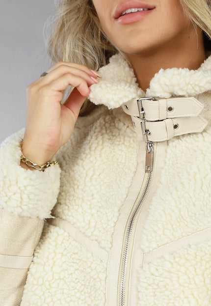 OP=OP.19.S Beige Lammy Coat