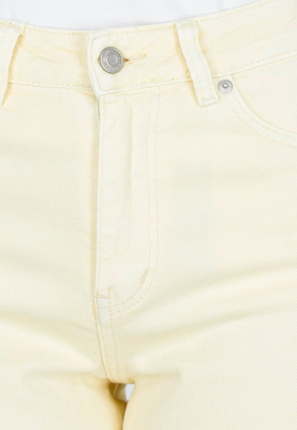 OP=OP.20.NL Lichtgele Wide Leg Tall Stretch Jeans