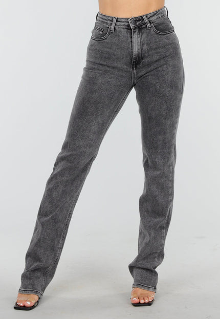 OP=OP.22.NL Grijze High Waist Jeans Tall