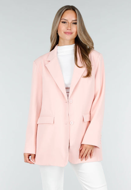 OP=OP.22.NL Lichtroze Oversized Blazer