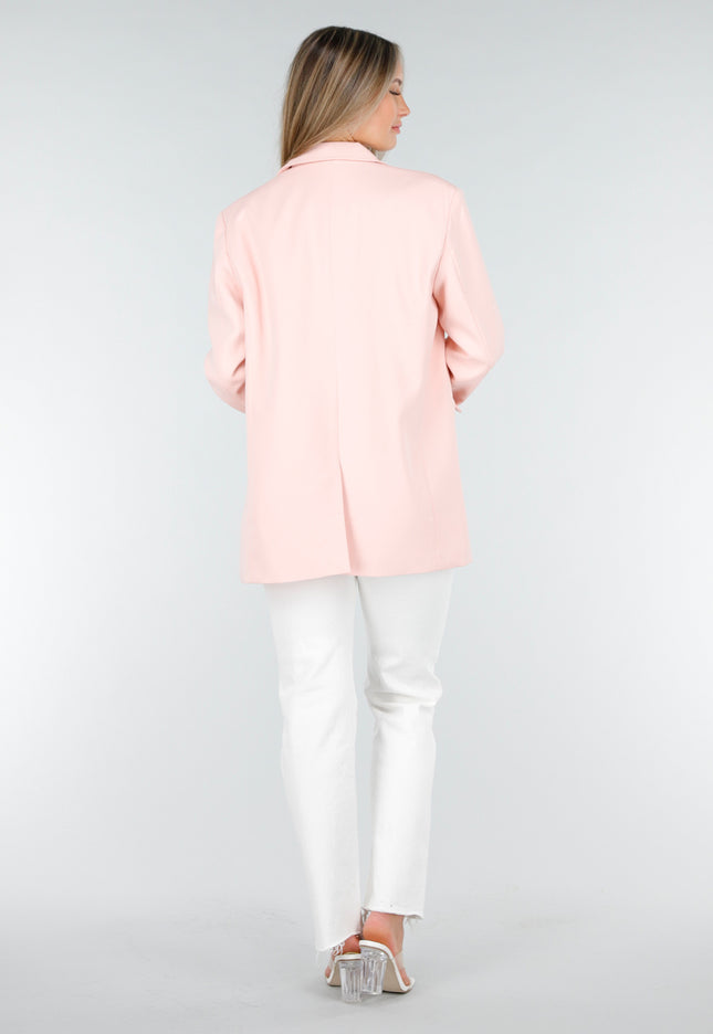 OP=OP.22.NL Lichtroze Oversized Blazer