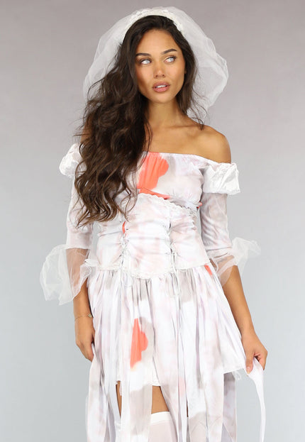 CARNA50 Bebloed Horror Bruid Kostuum