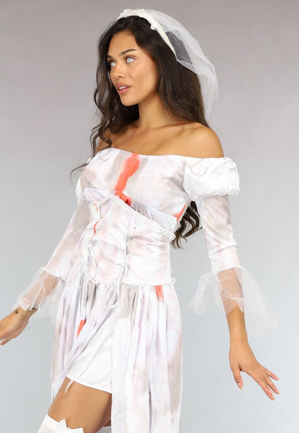 CARNA50 Bebloed Horror Bruid Kostuum