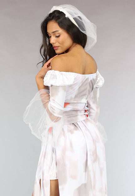 CARNA50 Bebloed Horror Bruid Kostuum