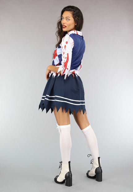 CARNA50 Bebloed Zombie Meisje Kostuum